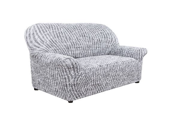 Еврочехол Чехол на 2-ух местный диван "Виста" Милано серый