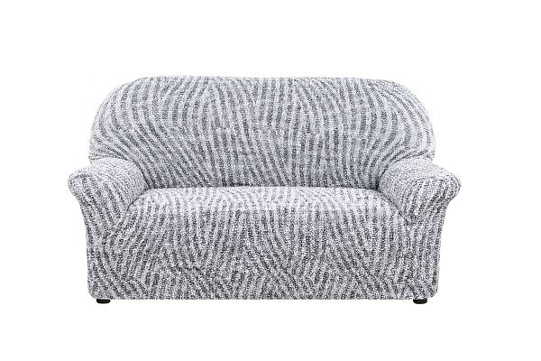 Еврочехол Чехол на 2-ух местный диван "Виста" Милано серый